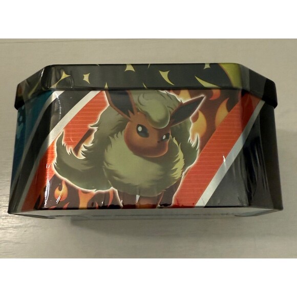 Pokemon TCG Eevee Evolutions Tin [ Jolteon V Edition ] NEW Trading Card Game - Picture 5 of 6